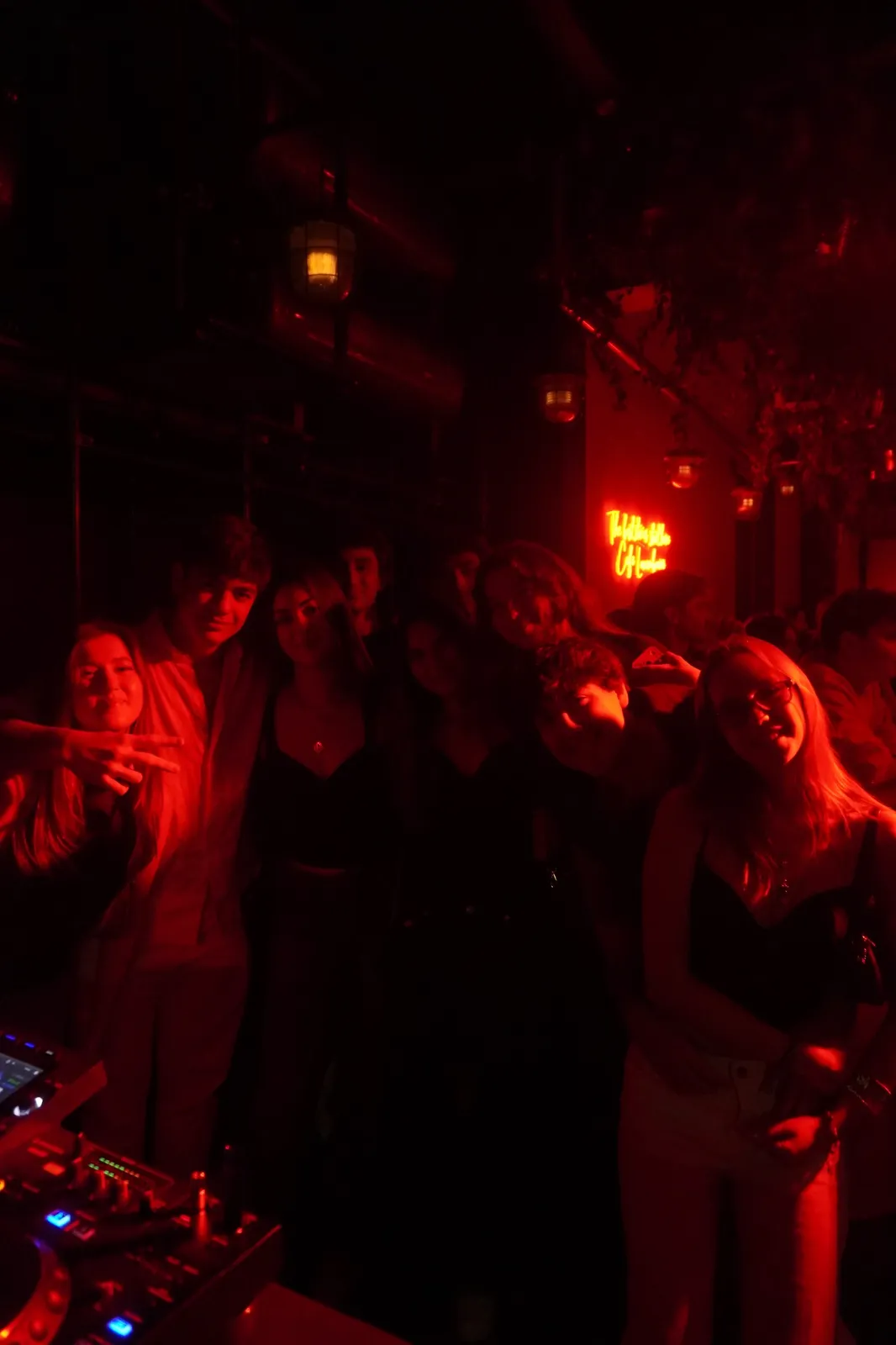 Group posing for a photo at DELETE:TUR