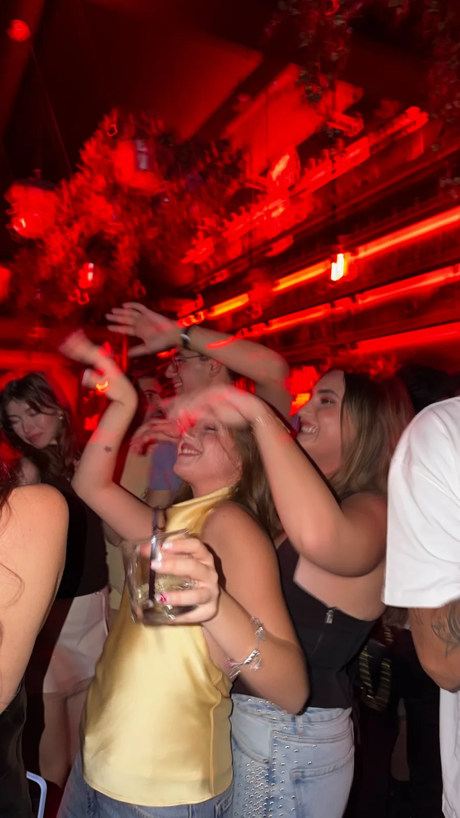 Guests dancing together at DELETE:TUR
